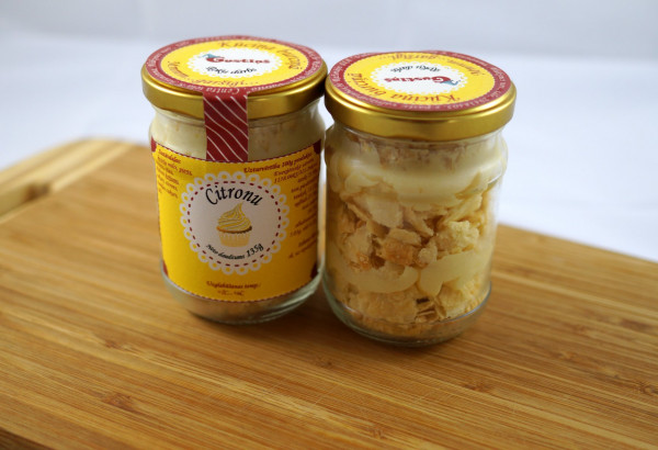 Cake in a jar "Lemon"