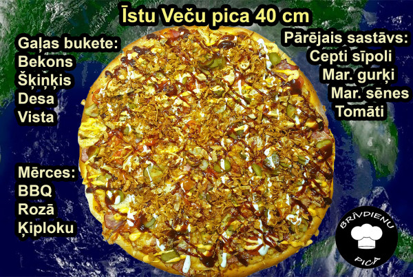 Īstu Veču pica 40cm