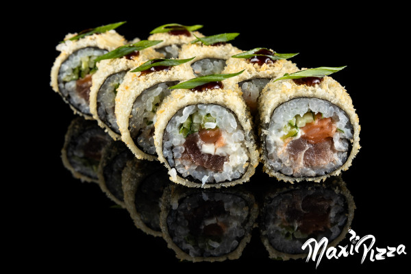 (614) TUNA SAKE TEMPURA MAKI