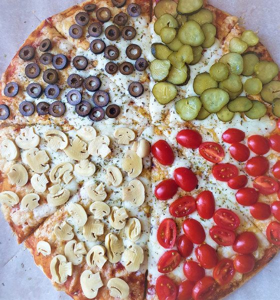 Vegetarian foursome 40cm