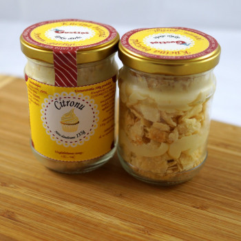 Cake in a jar "Lemon"