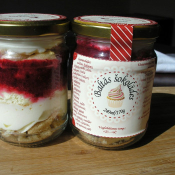 Cake in a jar "White chocolate"