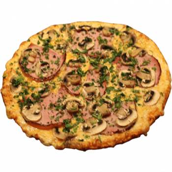 Mushroom with ham